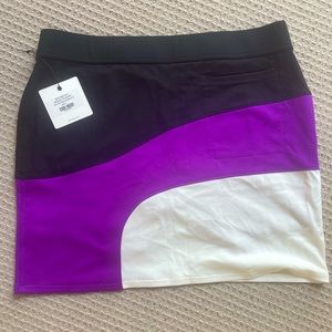 Belyn Key color block golf skort